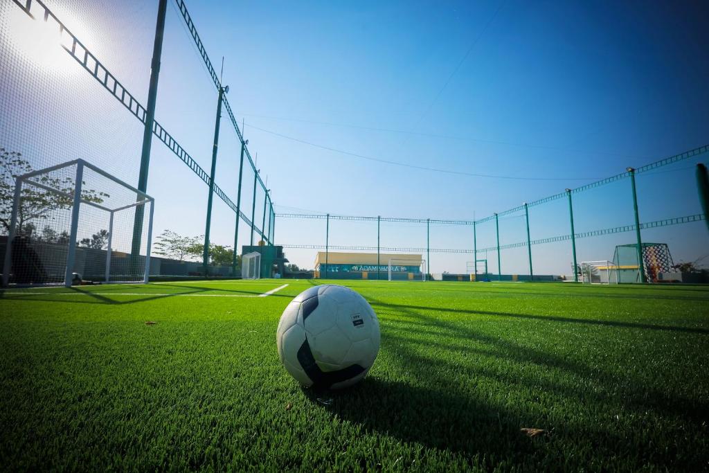 Football turf construction